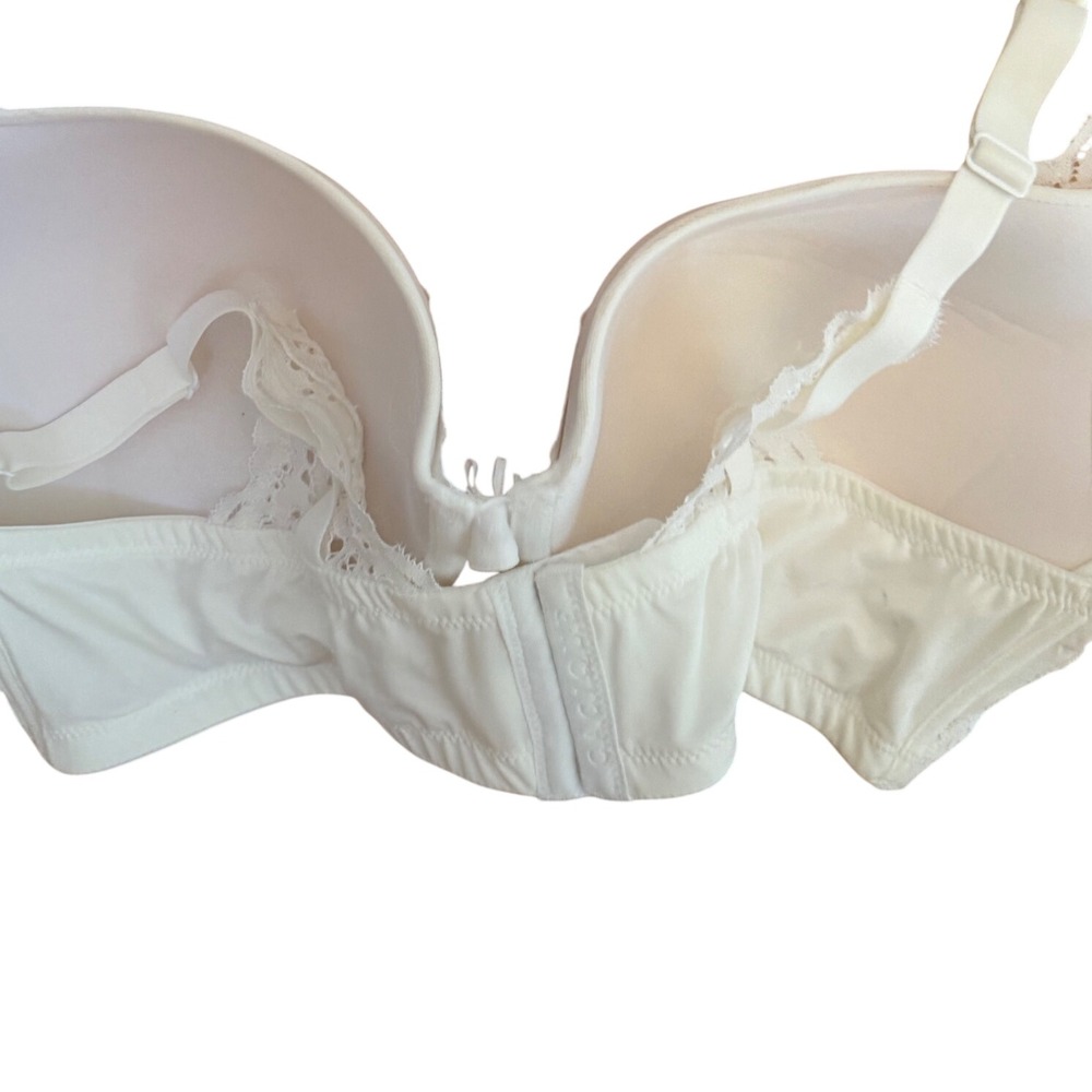 NWT Cacique white lace full coverage bra 44D - Picture 3 of 3